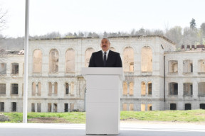 Prezident İlham Əliyevin Şuşada Dünya Azərbaycanlılarının V Qurultayında çıxışı