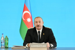 Prezident İlham Əliyev TDT-nin Dövlət Başçıları Şurasının 12-ci Zirvə Görüşündə çıxış edib