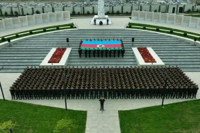 Polis Akademiyası kursantlarından  "Zəfər təntənəsi"