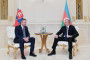 İlham Əliyevin Slovakiya Prezidenti ilə təkbətək görüşü olub
